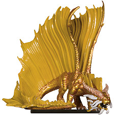 d&d gold dragon miniature